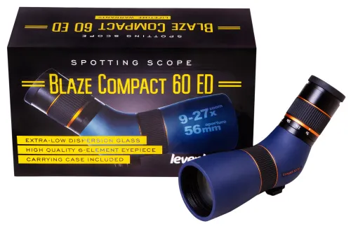 obraz luneta Levenhuk Blaze Compact 60 ED,  16