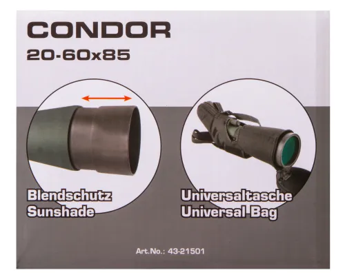 foto luneta Bresser Condor 20-60x85,  21