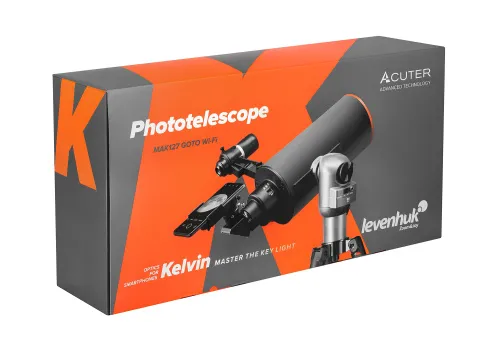 fotografia fototeleskop Levenhuk Kelvin MAK127 AZ GOTO Wi-Fi,  16