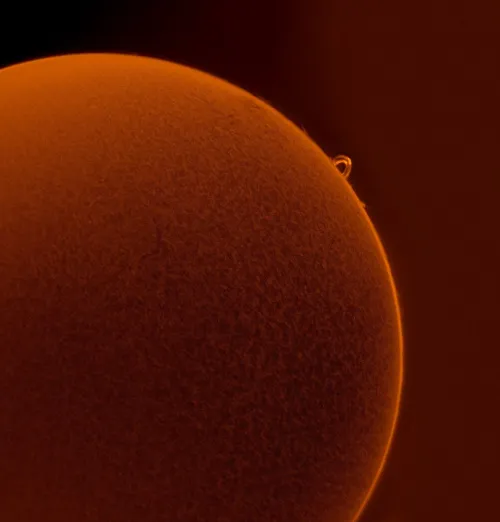 obraz teleskop słoneczny Coronado SolarMax III 70 mm z systemem RichView i BF10,  7