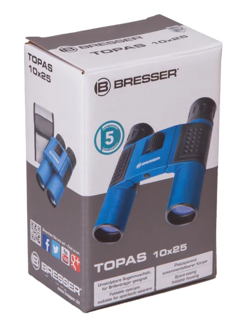 fotografia lornetka Bresser Topas 10x25,  8