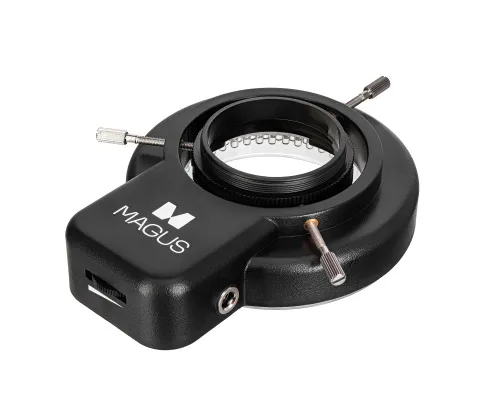 obraz lampa pierścieniowa MAGUS LED 144A z adapterem z gwintem,  3