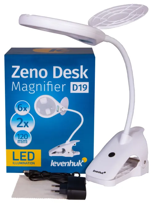 zdjęcie lupa Levenhuk Zeno Desk D19,  2
