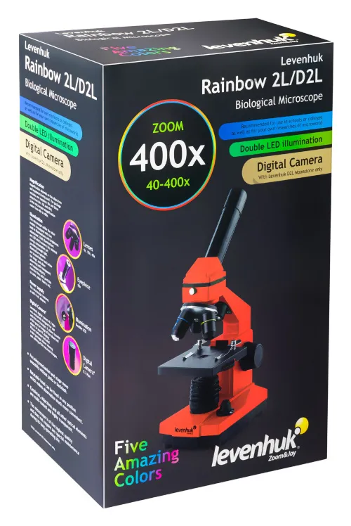 zdjęcie mikroskop Levenhuk Rainbow 2L,  14