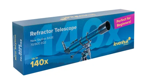 obraz teleskop Levenhuk New Skyline BASE 70/900 EQ2,  13