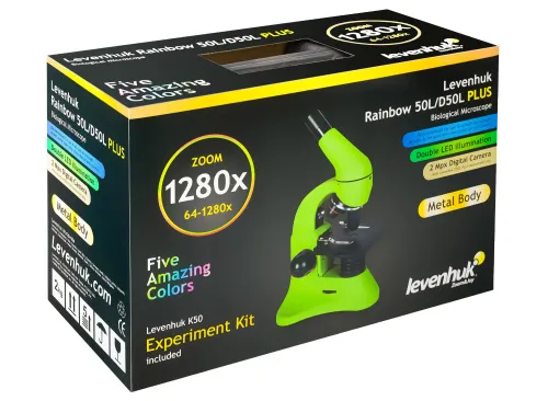 zdjęcie mikroskop Levenhuk Rainbow 50L PLUS,  19