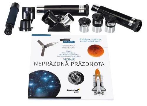 zdjęcie teleskop Levenhuk Discovery Spark 707 AZ z książką,  3