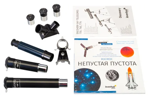 zdjęcie teleskop Levenhuk Discovery Sky T60 z książką,  3