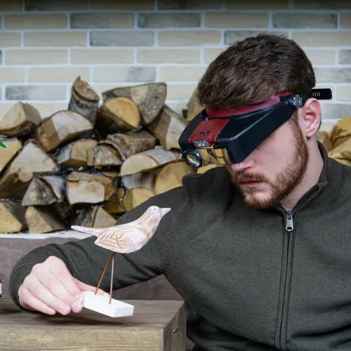 zdjęcie lupa nagłowna Levenhuk Zeno Vizor H2,  14