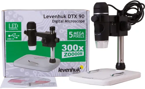 foto mikroskop cyfrowy Levenhuk DTX 90,  2