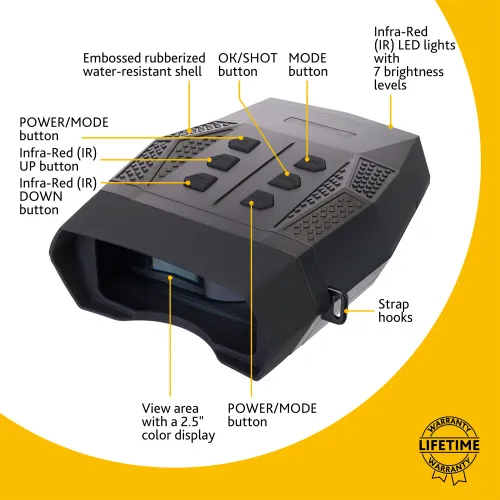 foto cyfrowa lornetka noktowizyjna Levenhuk Halo 13X PLUS,  15
