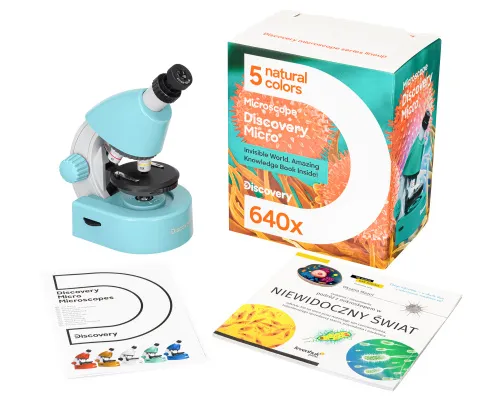 obraz mikroskop Levenhuk Discovery Micro z książką,  4