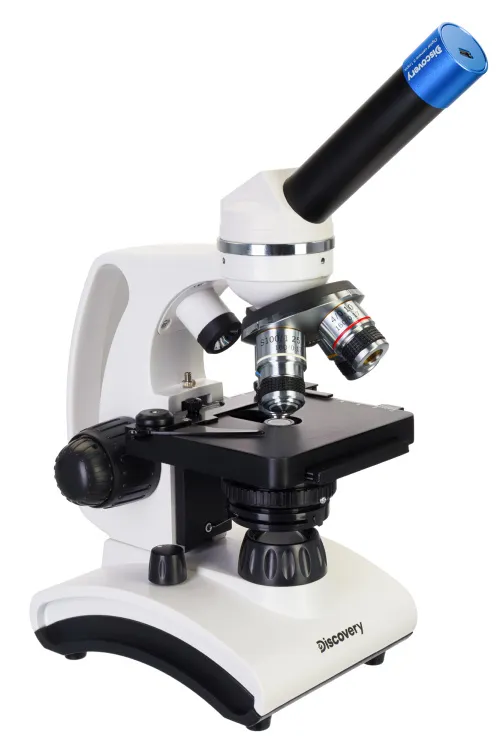 zdjęcie mikroskop cyfrowy Levenhuk Discovery Atto Polar z książką,  6