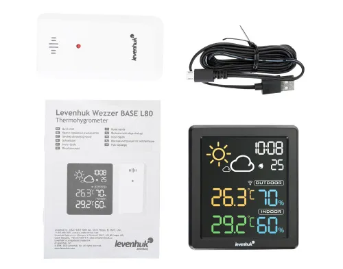 zdjęcie termohigrometr Levenhuk Wezzer BASE L80,  3