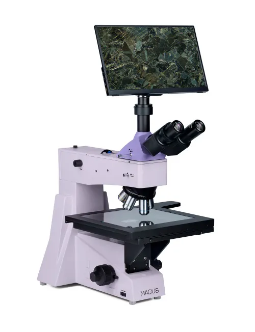 fotografia mikroskop metalurgiczny cyfrowy MAGUS Metal D650 BD LCD,  4