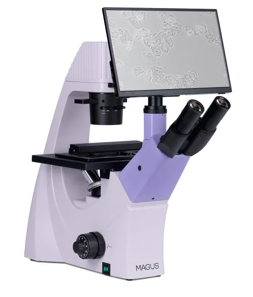 zdjęcie odwrócony mikroskop biologiczny cyfrowy MAGUS Bio VD300 LCD,  4