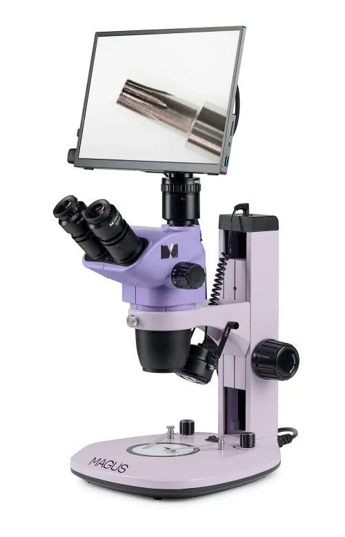 foto cyfrowy mikroskop stereoskopowy MAGUS Stereo D7T LCD BASE,  2