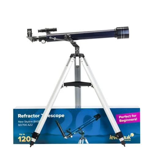 obraz teleskop Levenhuk New Skyline BASE 60/700 AZ2,  2