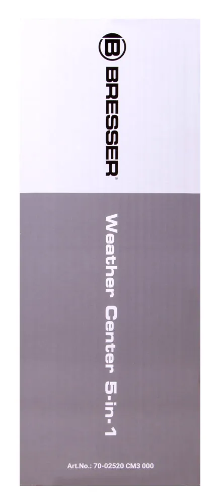 foto stacja meteorologiczna Bresser 5-in-1 z kolorowym wyświetlaczem, czarna,  16