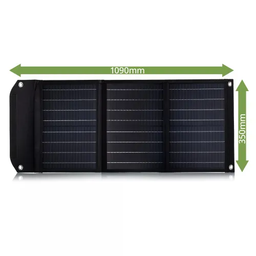foto przenośna ładowarka słoneczna Bresser 40 W z przyłączem USB,  8