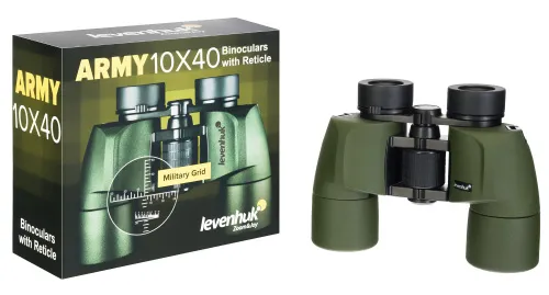 fotografia lornetka Levenhuk Army 10x40 z celownikiem,  6