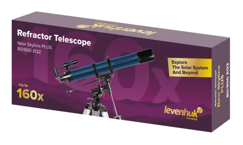 fotografia teleskop Levenhuk New Skyline PLUS 80/900 EQ2,  2