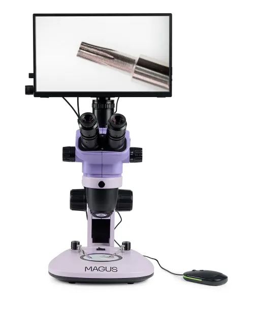 foto cyfrowy mikroskop stereoskopowy MAGUS Stereo D7T LCD BASE,  4