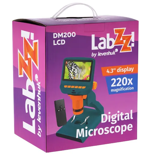 fotografia mikroskop cyfrowy Levenhuk LabZZ DM200 LCD,  14