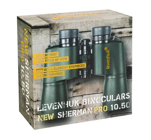 obraz lornetka Levenhuk New Sherman PRO 10x50,  13