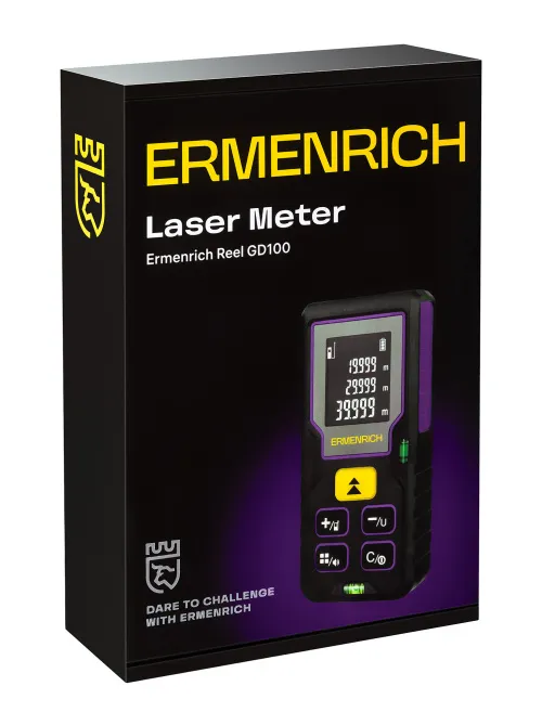 obraz miernik laserowy Ermenrich Reel PLUS GD100,  7