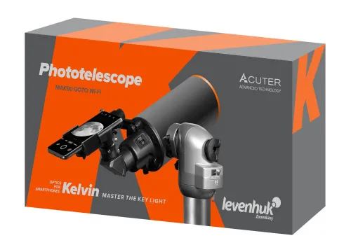 zdjęcie fototeleskop Levenhuk Kelvin MAK90 AZ GOTO Wi-Fi ,  9