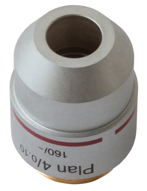 fotografia obiektyw planarno-achromatyczny Levenhuk MED 4x,  4