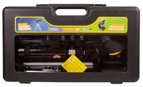 obraz zestaw Bresser National Geographic: teleskop 50/360 AZ i mikroskop 40x–640x,  2