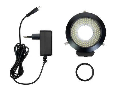 foto lampa pierścieniowa MAGUS LED RP1 z polaryzatorem,  8