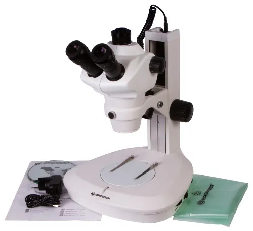 fotografia mikroskop stereoskopowy Bresser Science ETD-201 8x–50x Trino Zoom,  2