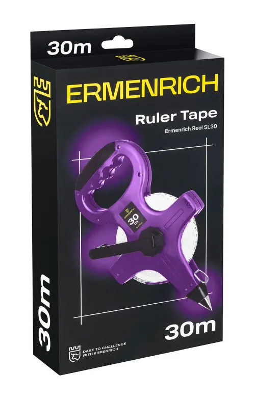 fotografia taśma miernicza geodezyjna Ermenrich Reel SL30,  6