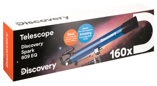 fotografia teleskop Levenhuk Discovery Spark 809 EQ z książką,  15