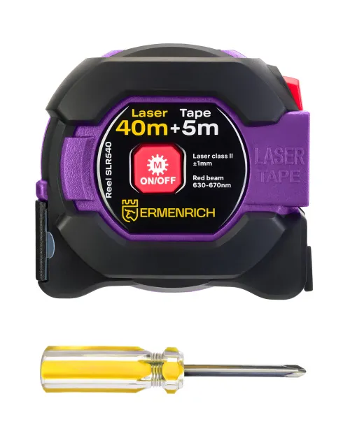 obraz laserowa taśma miernicza Ermenrich Reel SLR540,  2