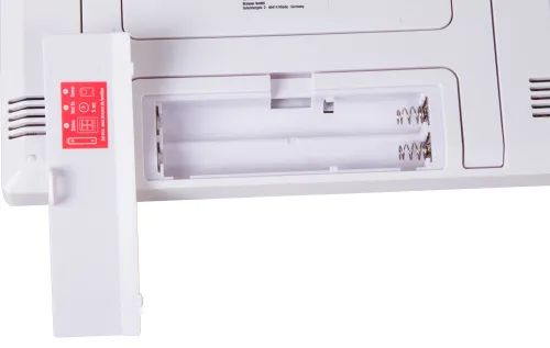 obraz stacja meteorologiczna Bresser TemeoTrend JC LCD RC (zegar ścienny), biała,  6