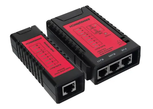 zdjęcie tester przewodów i PoE Ermenrich NetGeeks NP10,  5