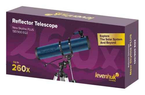 obraz teleskop Levenhuk New Skyline PLUS 130/900 EQ2,  2