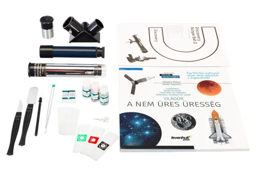 foto zestaw Levenhuk Discovery Scope 2 z książką,  3
