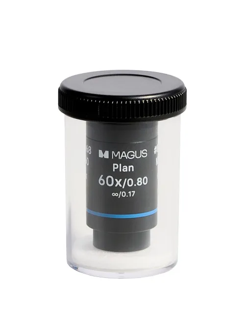 obraz obiektyw MAGUS 60PL60 Plan 60х/0,80 ∞/0,17 H60 mm,  5