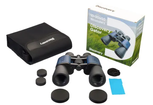fotografia lornetka Levenhuk Discovery Gator 10–30x50,  4