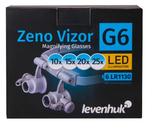 foto okulary powiększające Levenhuk Zeno Vizor G6,  12