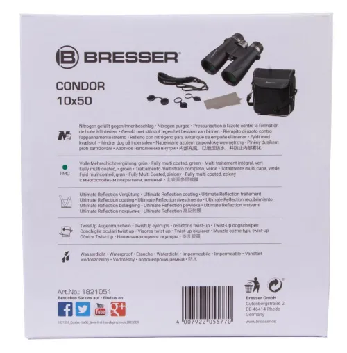 foto lornetka Bresser Condor UR 10x50,  12