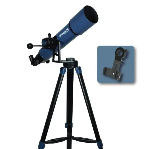 obraz teleskop refrakcyjny Meade StarPro AZ 102 mm,  2