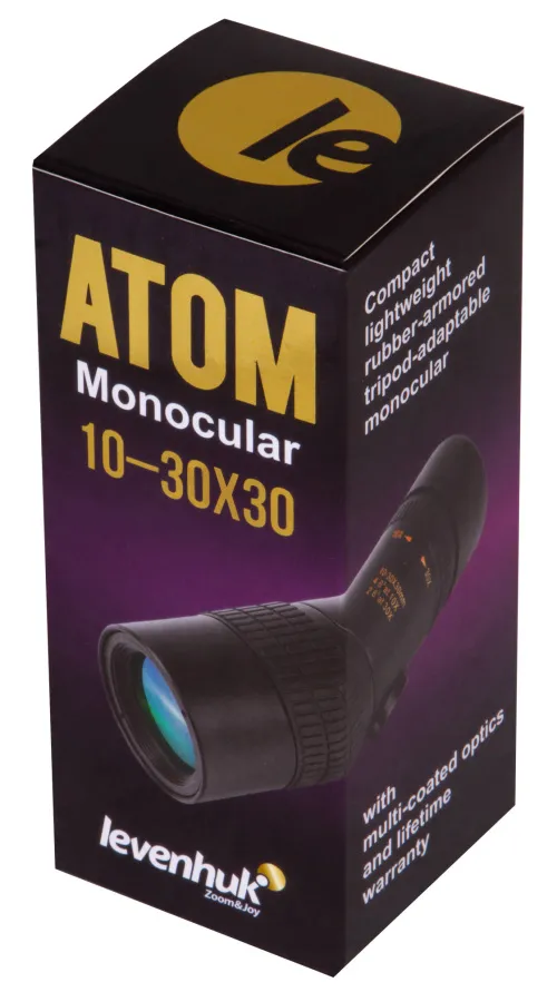 zdjęcie monokular Levenhuk Atom 10–30x30,  11
