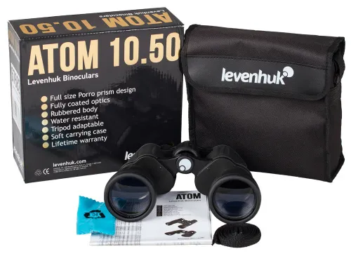 obraz lornetka Levenhuk Atom 10x50,  2