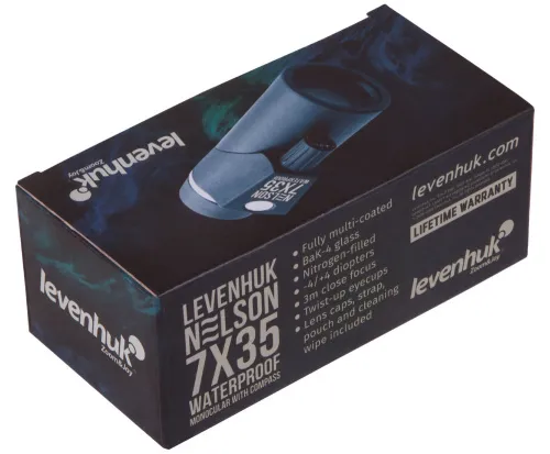 fotografia monokular Levenhuk Nelson 7x35 z celownikiem i kompasem,  9